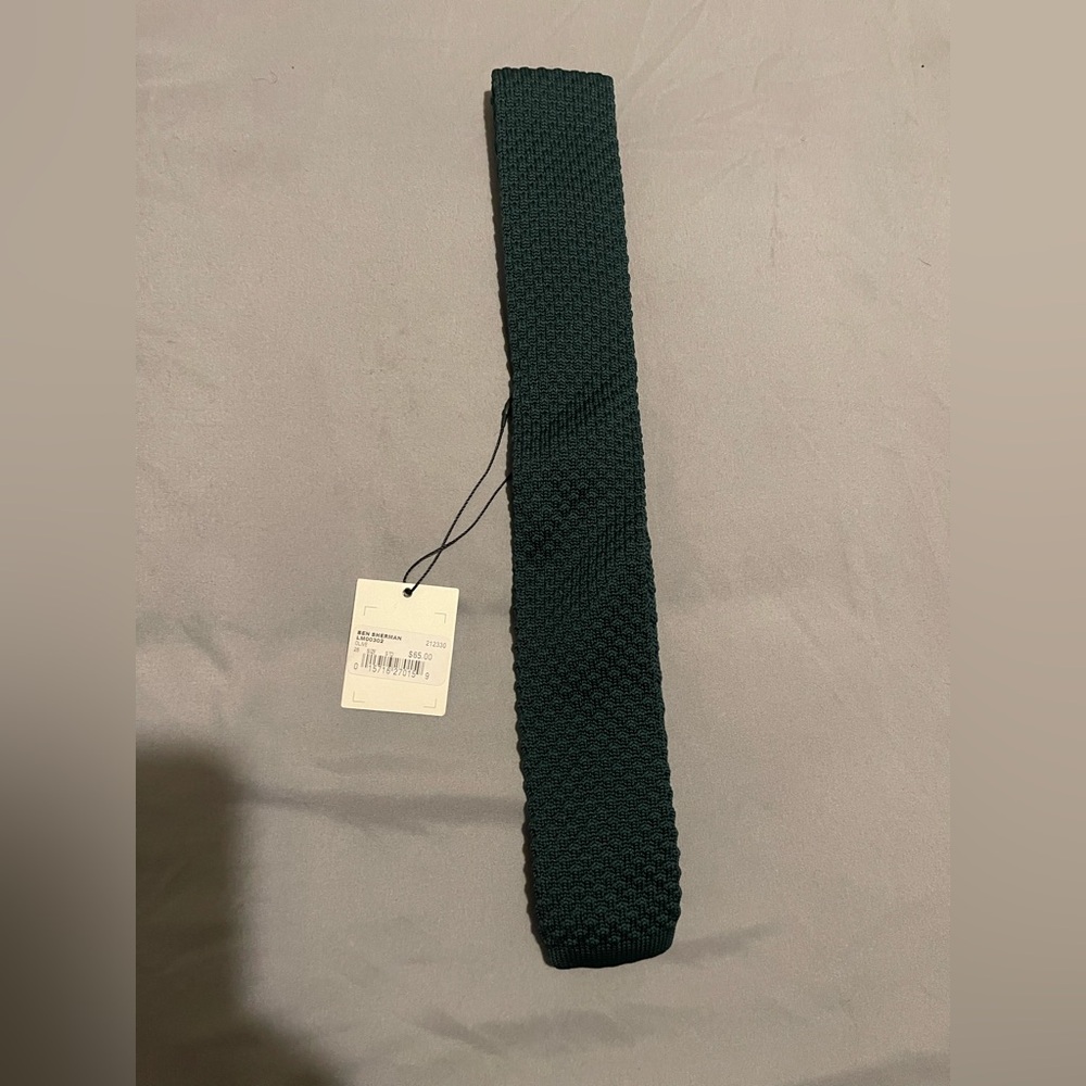 Ben Sherman Dark Green Knit Tie